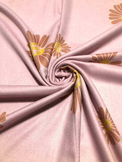 Pink Flowers Cashmere Scarf Gifts For Christmas