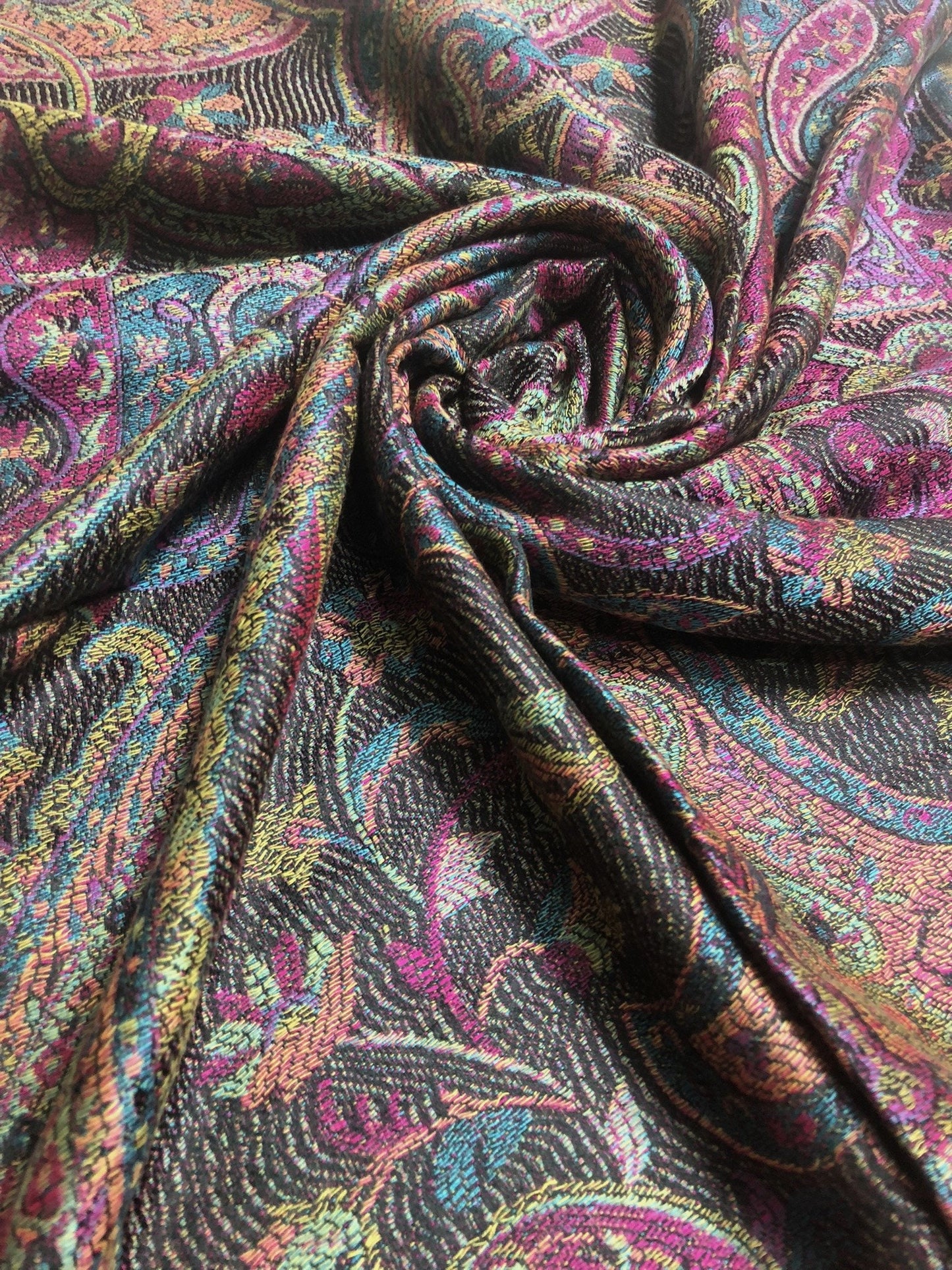 Pashmina Scarf Flower Shawls Head Wraps Light