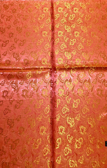 Orange Flower Silk Scarf For Her Flowers