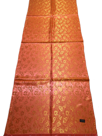 Orange Flower Silk Scarf For Her Flowers