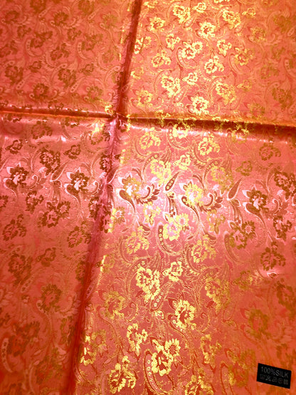 Orange Flower Silk Scarf For Her Flowers