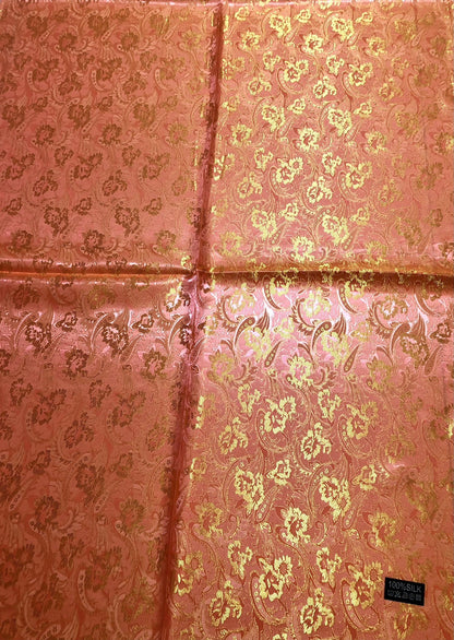 Orange Flower Silk Scarf For Her Flowers