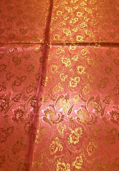 Orange Flower Silk Scarf For Her Flowers