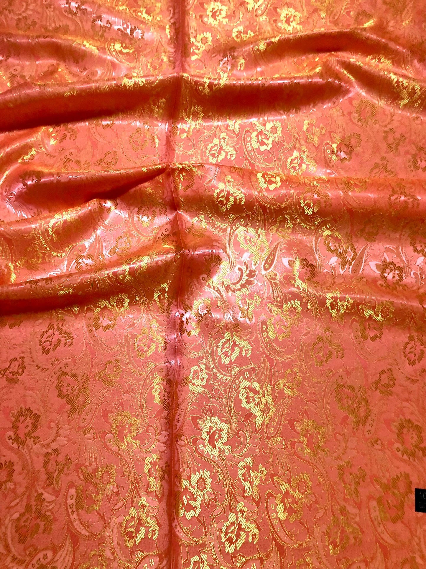 Orange Flower Silk Scarf For Her Flowers