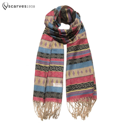 Tribal Colorful Scarf & Wrap Striped Turban