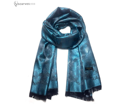 Silk Scarf Blue Eagles Women'S Men'S