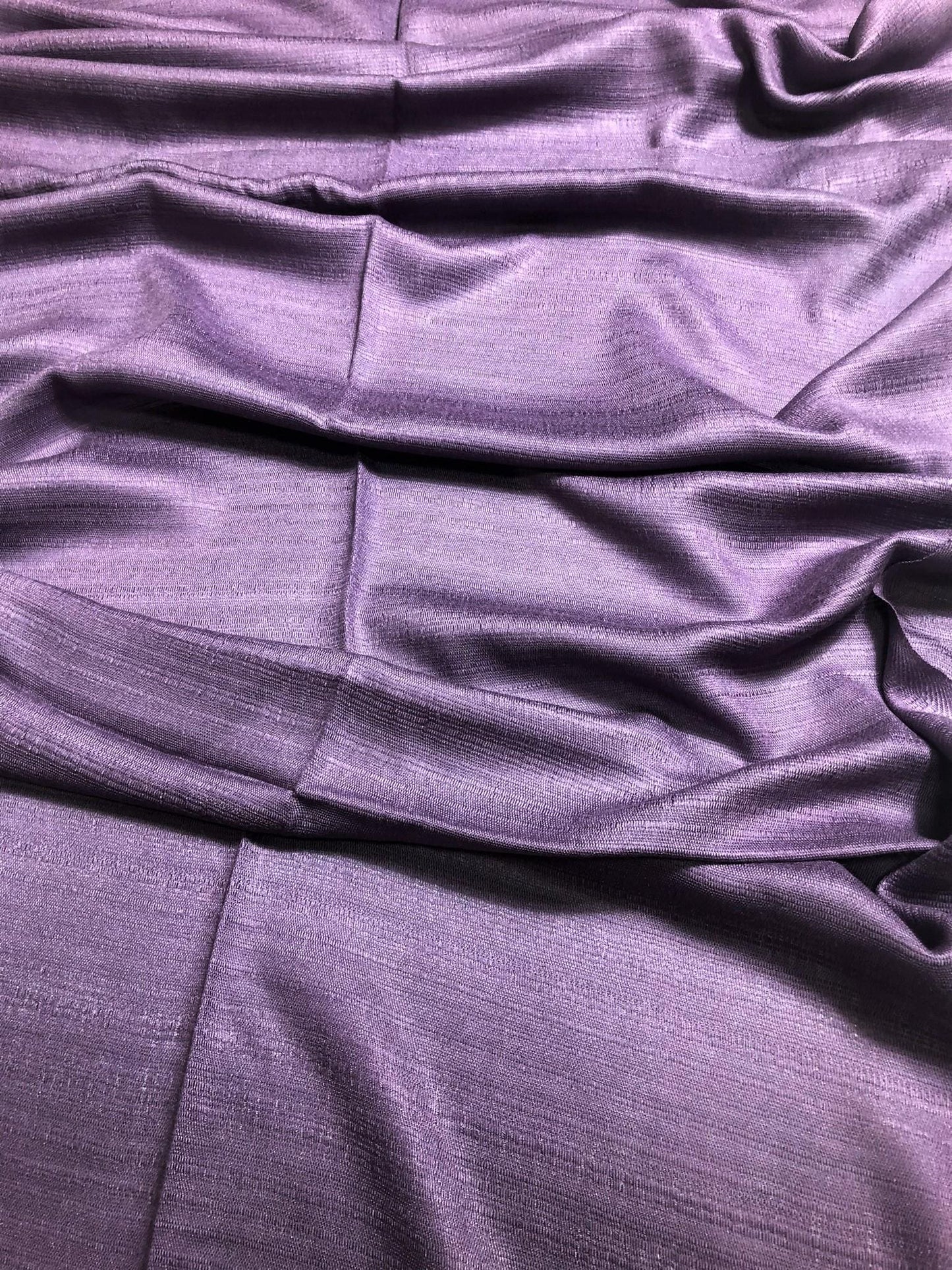 Purple Raw Thai Silk Scarf: Foulard