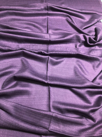 Purple Raw Thai Silk Scarf: Foulard