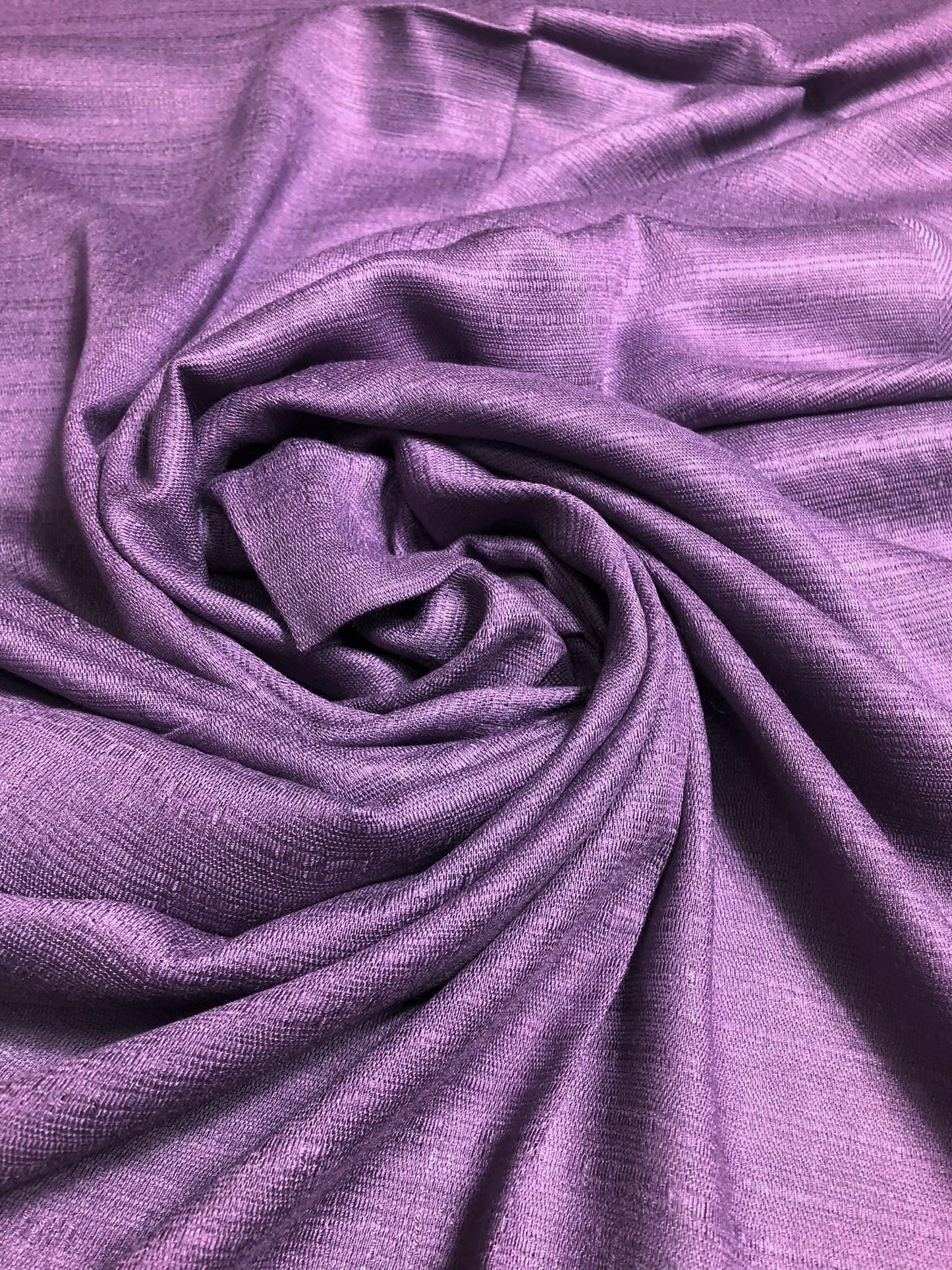 Purple Raw Thai Silk Scarf: Foulard
