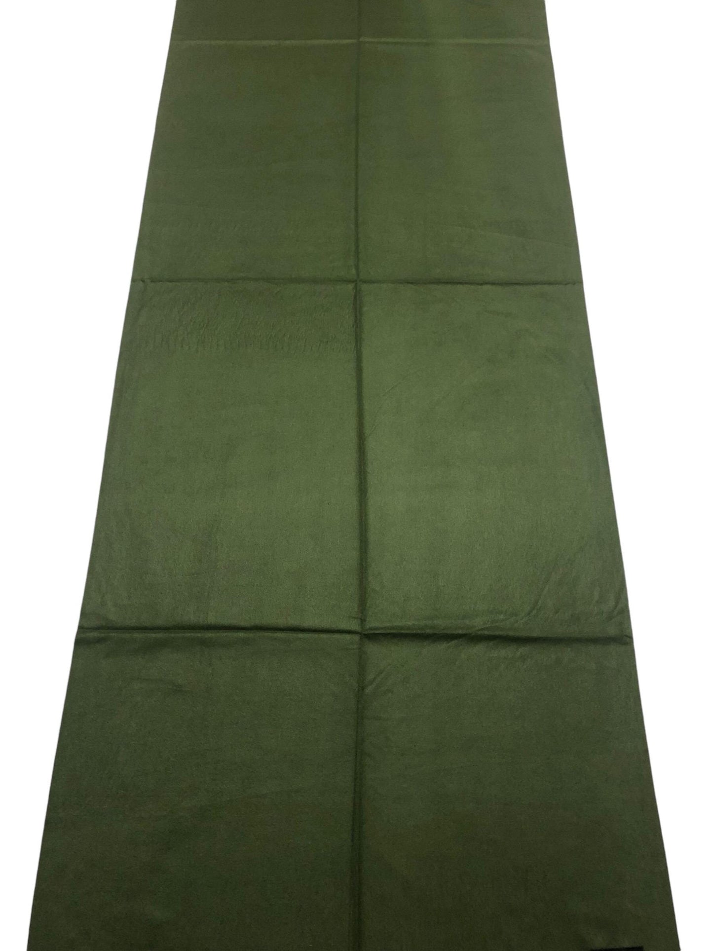 Green Military Cashmere Scarf Hair Wrap Natural