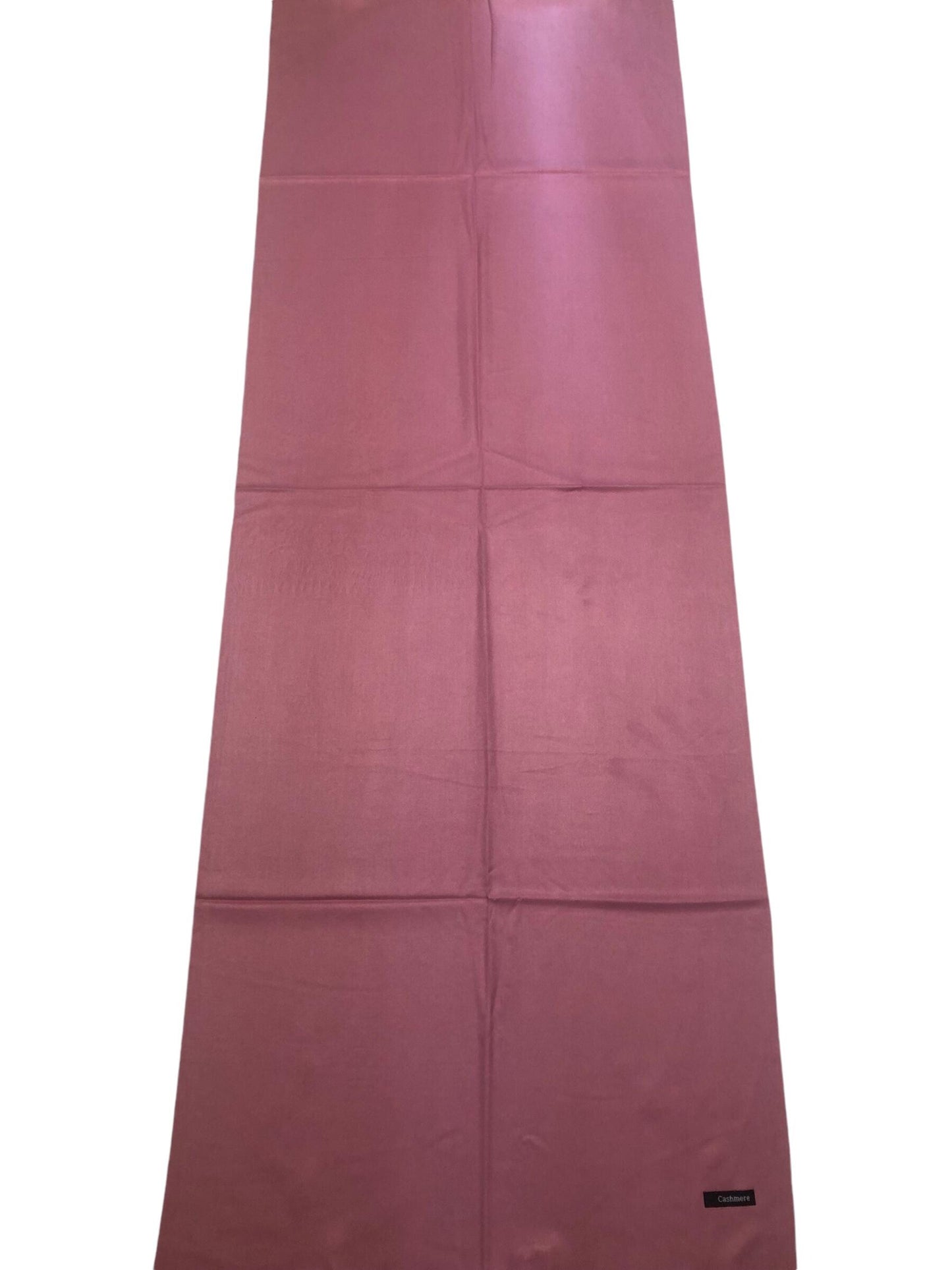 Rose Pink Cashmere Blend Wrap Women’S Scarf