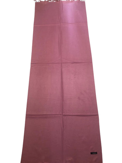 Rose Pink Cashmere Blend Wrap Women’S Scarf