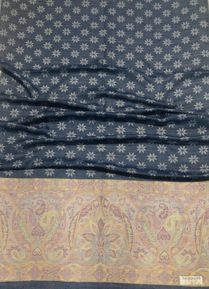 Dark Reversible Pashmina Scarf Christmas Wedding Stole