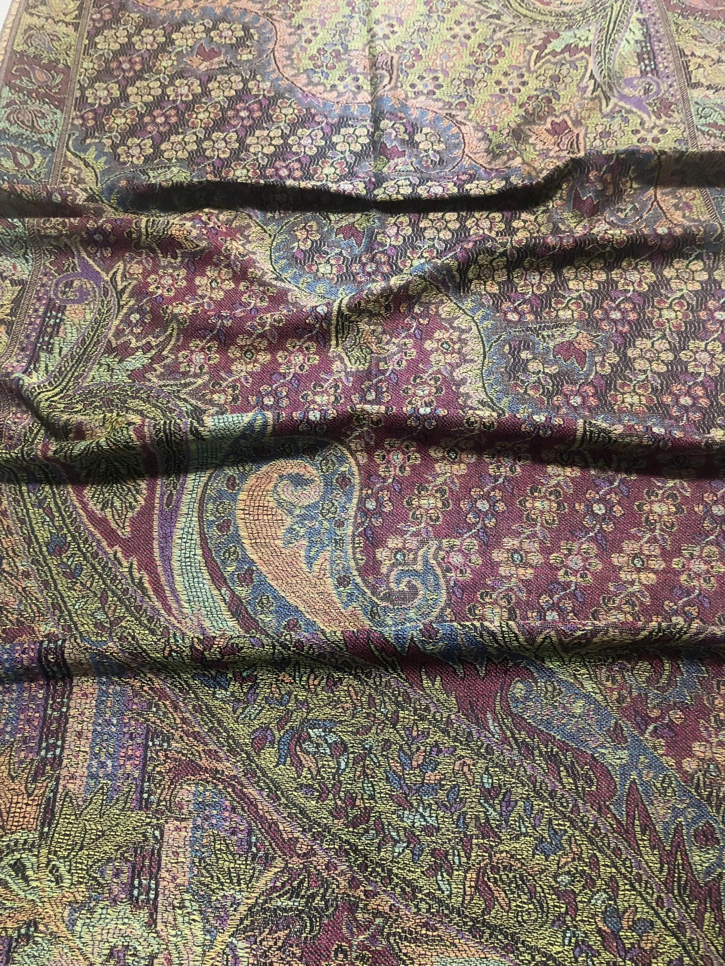 Colorful Pashmina Scarf Flowers Shawls Head Wraps