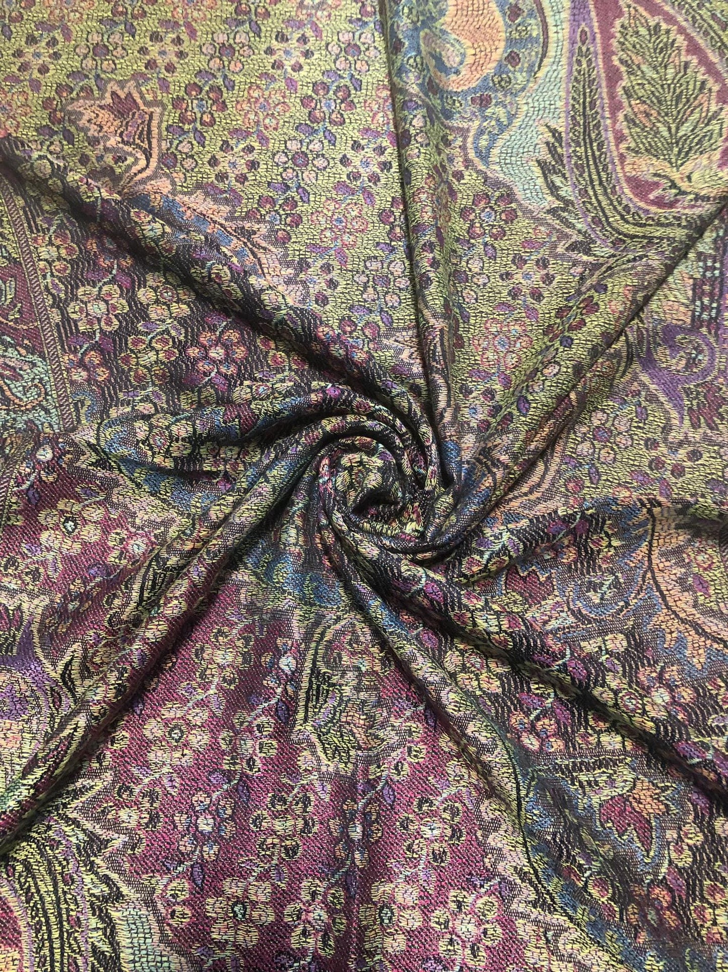 Colorful Pashmina Scarf Flowers Shawls Head Wraps