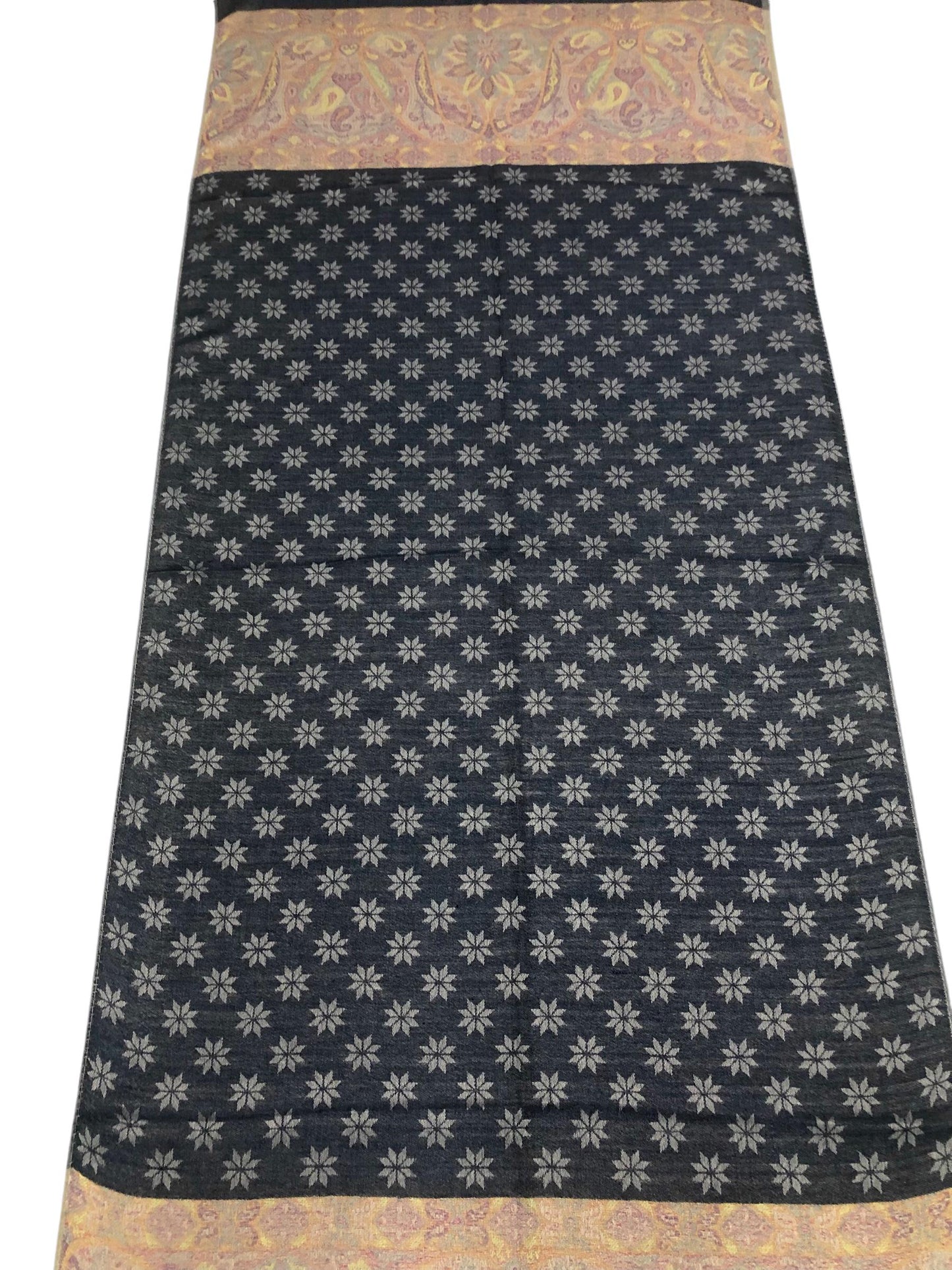 Dark Reversible Pashmina Scarf Christmas Wedding Stole