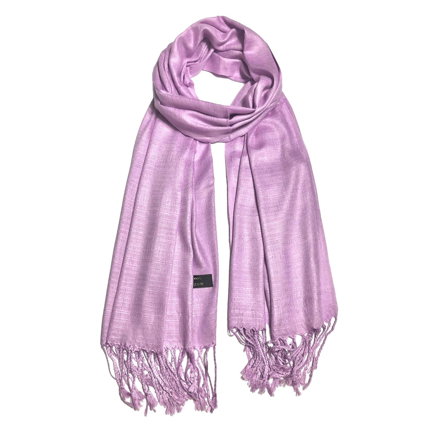 Lavender Raw Thai Silk Scarf For Her