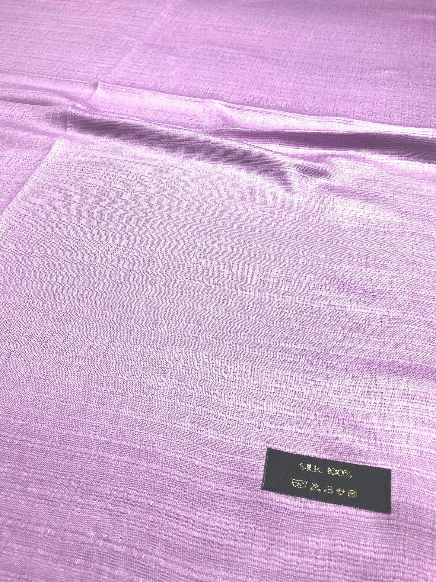 Lavender Raw Thai Silk Scarf For Her