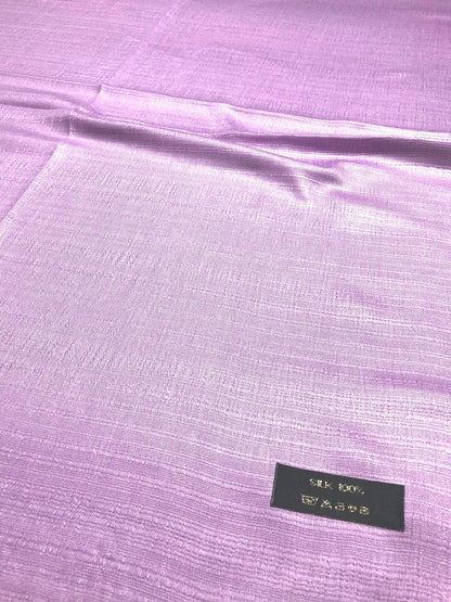 Lavender Raw Thai Silk Scarf For Her