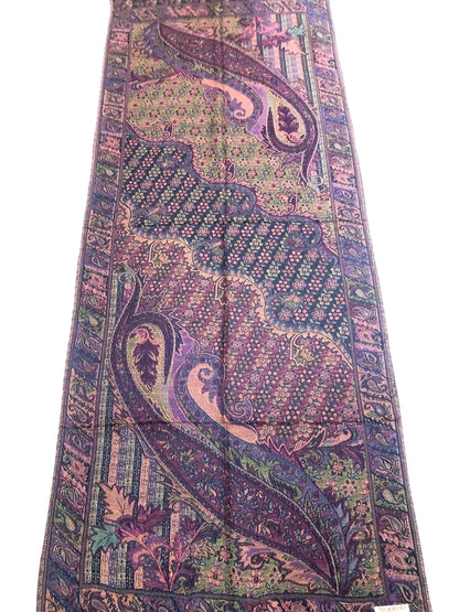 Colorful Pashmina Scarf Ethnic Paisley Flowers Gifts
