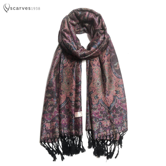 Pashmina Scarf Flower Shawls Head Wraps Light