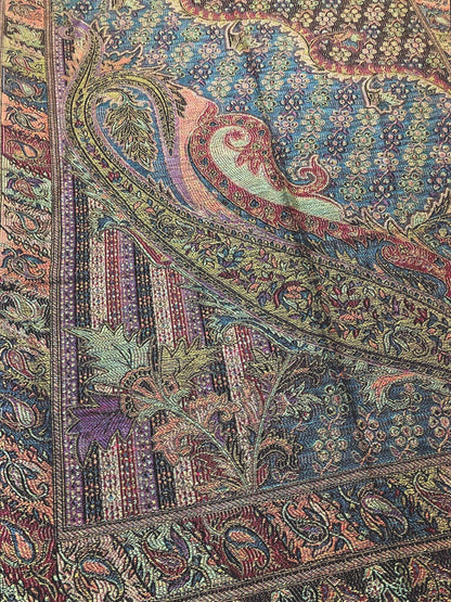 Natural Pashmina Scarf Ethnic Paisley Flowers Gifts