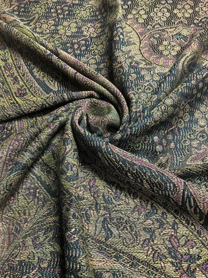 Natural Green Pashmina Scarf & Wrap Ladies