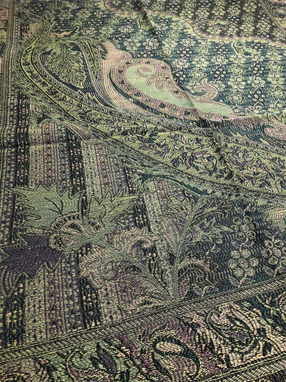 Natural Green Pashmina Scarf & Wrap Ladies