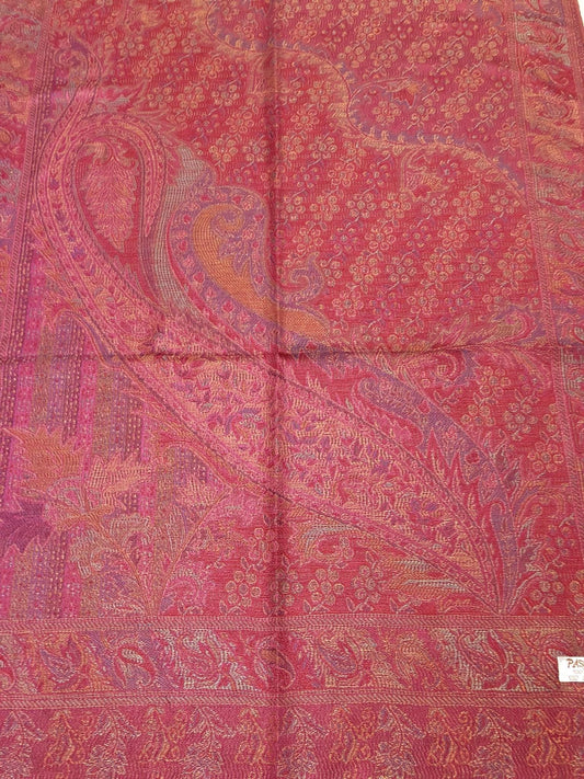 Red Pink Orange Pashmina| Bridesmaids Gift|  festival Wedding Shawl | Woman scarf
