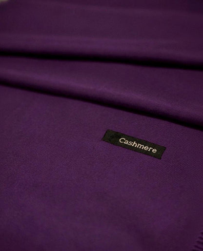 Purple Cashmere Scarf Wrap Women’S Man Casual