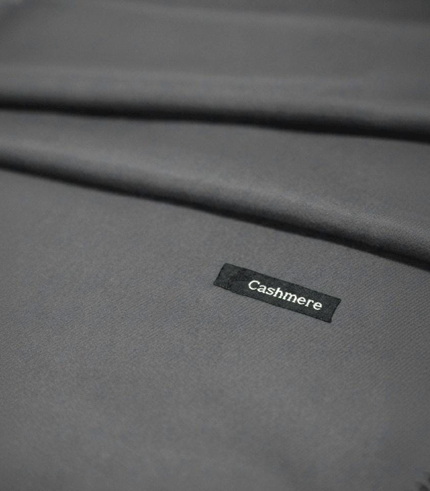 Gray Cashmere Blend Wrap Women’S Scarf Man