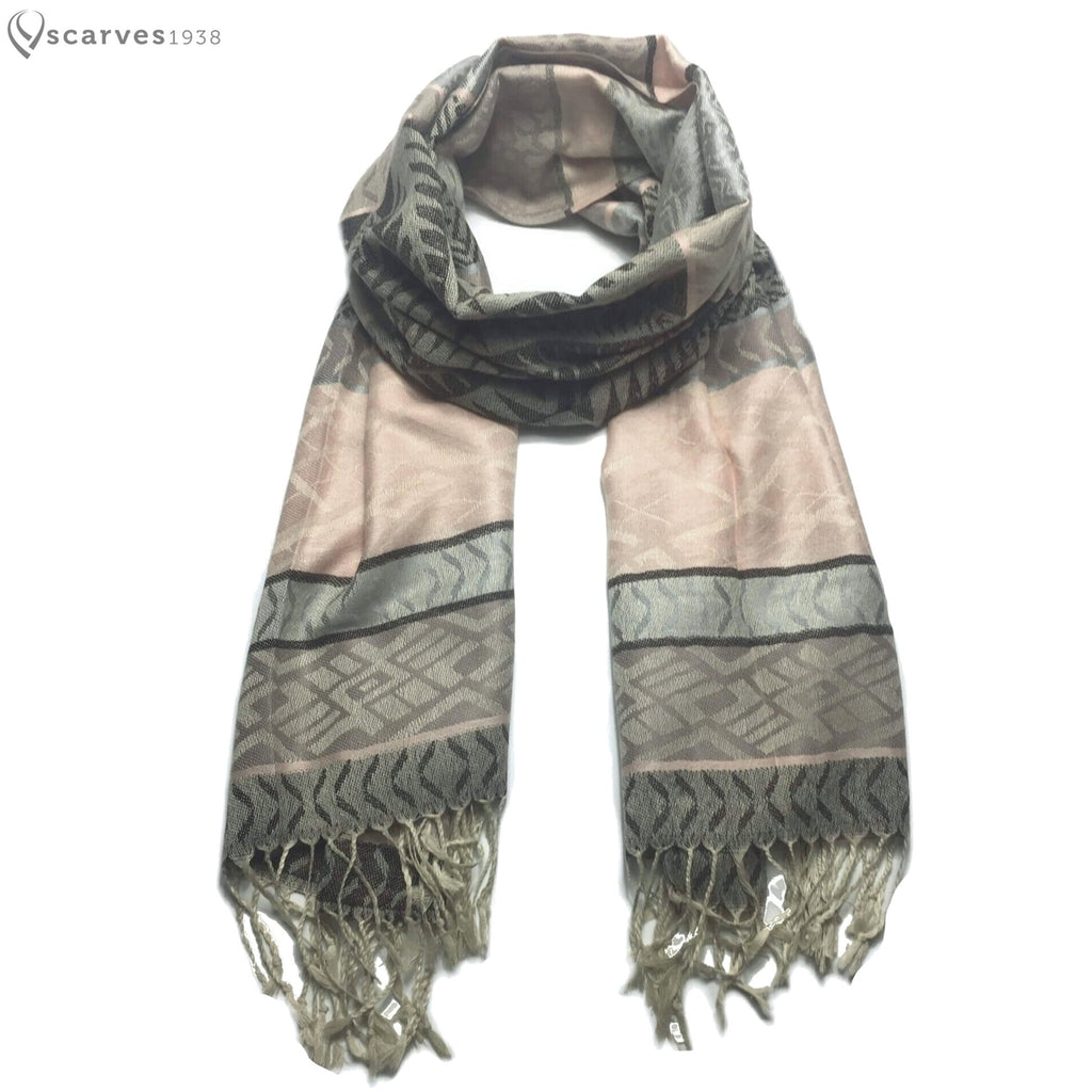 Ethnic tribal pashmina scarf - scarves1938